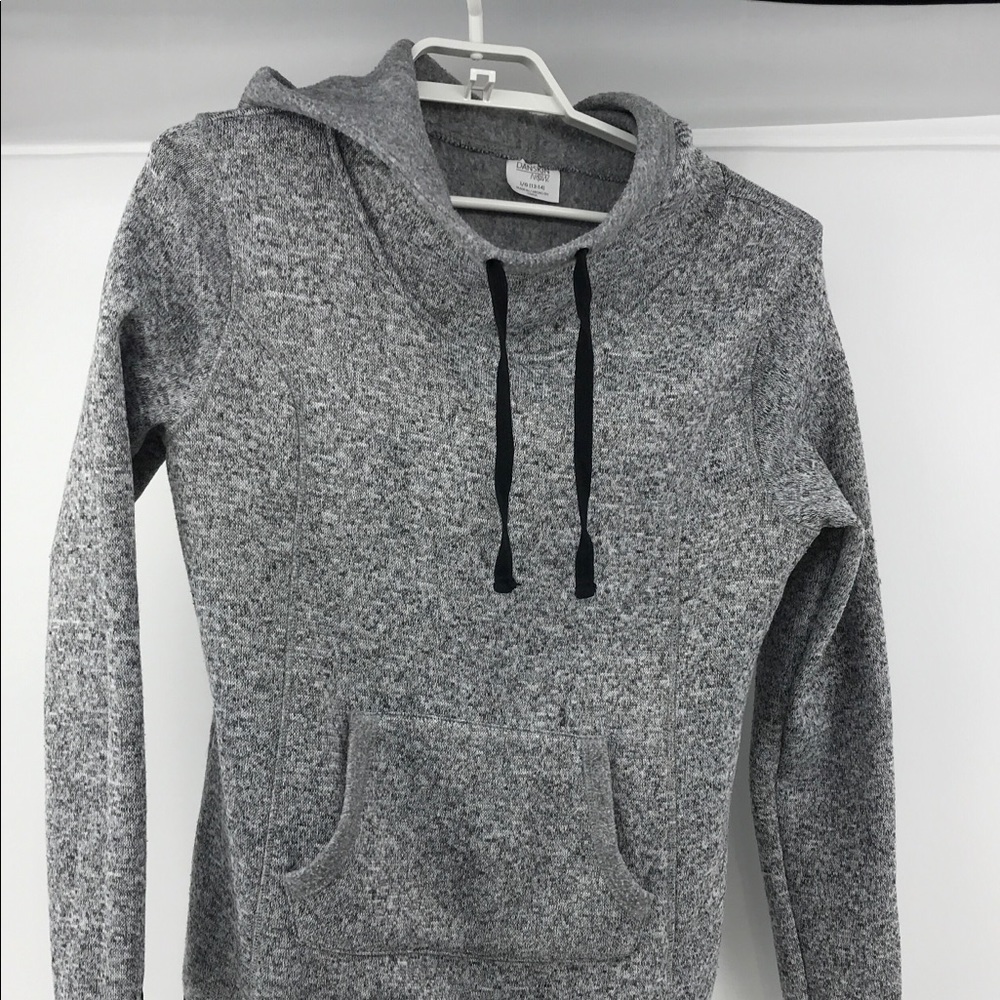 Danskin Now Girls 14-16 Gray Pullover Hoodie
